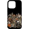 Funny Hunting Back To School Deer Huntin Custodia per iPhone 15 Pro Max Hunting Back To School - Zaino mimetico per studenti e cacciatori di cervi