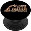 Faith Inspiration Gifts Lascia che la tua fede sia più alta della tua paura regalo giraffa PopSockets PopGrip Adesivo