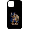 Greek Ajax Spartan Warrior Mythology Spe Custodia per iPhone 13 Ajax Eroe Greco Trojan Mitologia Scudo Lancia