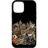 Funny Hunting Back To School Deer Huntin Custodia per iPhone 12 mini Hunting Back To School - Zaino mimetico per studenti e cacciatori di cervi