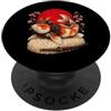 Sushi Techwear Tokyo Noodles Japanese St Otaku Kawaii Anime Manga Samurai Ramen Y2K Cyberpunk Japan PopSockets PopGrip Adesivo