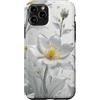 Floral Silver Flower Gifts Custodia per iPhone 11 Pro Goccia d'acqua floreale elegante fiore fiore