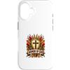 Christian Armor Faith Shield Cross Custodia per iPhone 16 Armatura Di Dio Scudo Cristiano Croce Fede