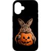 Halloween Rabbit Lover Jackolantern Pump Custodia per iPhone 16 Coniglio Halloween AAA Lover Jack O Lanterna Viso Zucca