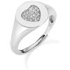 Amen Anello di Amen. Anello in argento 925 e zirconi bianchi di colore rodio, misura one_size trendy cod. RCHHBBZ3