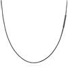 TempBeau Collana in pelle da uomo e donna, 1/2/3 mm, con chiusura in acciaio inox, 40/45/50/55/60/65/70/75 cm, per nuoto, surf, immersioni, bagno, 60cm, Gemma Pelle, Non pietra preziosa