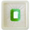 55Carat Smeraldo naturale calibrato, pietra preziosa sciolta, forma rettangolare, sfaccettata, guarigione dei chakra, pietra portafortuna del Toro, segno zodiacale astrologico, 10 carati