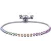 Philip Jones Bracciale dell'amicizia arcobaleno con cristalli Zircondia®