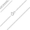 Planetys - Catenina Argento Sterling 925 Rodiato Modello Figaro (1+3) Larghezza: 1.5 mm Lunghezza: 45 cm