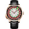 P PINDUER Orologio da roulette da uomo, 1,8 pollici, orologio automatico da uomo, con meccanismo giapponese NH35, 5 ATM, impermeabile, automatico, design roulette