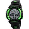 SKMEI Orologio digitale per bambini, impermeabile, sportivo, con luce LED a 7 colori, sveglia, cronometro, orologio da polso per ragazze e bambini
