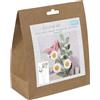 Trimits Kit per uncinetto - Fiori (11 x 42 cm) - con filato, uncinetto, cerniera, segnapunti, ago e istruzioni - Un progetto all'uncinetto appagante