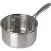PYREX, Infinity, casseruola con coperchio, diametro 20 cm, manico fisso, acciaio inossidabile, senza PFAS, acciaio inossidabile, adatto a tutti i piani cottura, tra cui induzione e forno