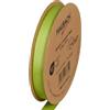 Halbach Seidenbänder Nastro in grosgrain di alta qualità, larghezza: 13 mm, lunghezza: 25 m, nastro regalo sostenibile in poliestere riciclato, ideale come nastro, colore: verde chiaro