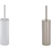 Spirella - Set 2 Scopini WC Akira - Bianco Opaco/Tortora Opaco