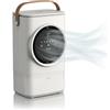 Fakir Prestige TC 400 - Refrigeratore d'aria portatile senza fili, con batteria agli ioni di litio, raffreddamento evaporativo, funzione di asciugatura automatica, 4 livelli, 24 dB(A), doppio