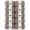 Stafil Colors Set da 10 Gomitoli Colore caffè - 10 Gomitoli da 50 g (500 g Totali) - Lana Acrilica per Uncinetto, Maglia, Amigurumi, Crochet e Lavori Creativi