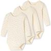 Schiesser - 3er Bodies Langarm Feinripp - Baby Fine Rib, Tutina per Bambino e Neonato Unisex - Bimbi 0-24