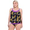 Ulla Popken Tankini, Enya Dg, Zitronenranken Set di Tankini Donna (Pacco da 1)