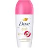 Dove, Deodorante Roll On Advanced Care Melograno, Deodorante Antitraspirante, Formula Delicata Con Tripla Azione Idratante, Protezione Fino a 48 Ore, Deodorante Uomo e Donna, 50 ml