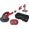 Einhell TC-DW 225 Levigatrice per muro telescopica (230-240 V, 600 W, diam. Platorello 225mm, impugnatura telescopica fino a 165 cm, attacco per aspiratore, incl. 6 carte abrasive e valigetta)