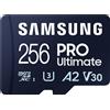 Samsung 256GB Scheda MicroSDXC Samsung Pro Ultimate adattatore SD [MB-MY256SA/WW]