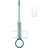 Mioaoa 1 pistola verde per pillole per cani e gatti, pistole per pillole per gatti, compresse, siringhe con punta morbida, strumento per l'alimentazione di piccoli animali, forniture per l'alimentazione e
