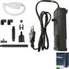 Larebidtex Filtro interno per acquario 20 l a 40 l - 3 in 1 con pompa, doppia filtrazione, silenziatore e facile da installare, acqua dolce e salata