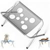 GINGER TECH Grooming Pet Bath Stand, Pet Grooming Amaca | Stazione di toelettatura con tubo di ferro, rete traspirante, 8 fori per gatti e cani di piccola taglia Cura del bagno