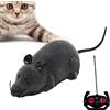Mgichoom Topo Robotico Telecomandato per Gatti - Controllo Senza Fili, Mouse Realistico, Giocattolo Mobile per Gattini e Cani