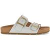 Stonefly Sibil W 4 222419 - Sandali piatti da donna in pelle di vitello, comfort ed eleganza, colore: bianco