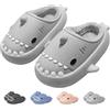 IDEINER Ciabatte Squalo Invernali Donna Uomo Shark Slippers Taglia 36-45 | Winter Pantofole Fodera di Peluche Termiche Impermeabile Antiscivolo Comode Calda Scarpe Suola Spessa Ammortizzata Sharky