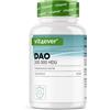 vit4ever DAO 300.000 HDU - 120 Capsule - DAO da Germogli di Pisello | Enzima Diaminossidasi - Gastroresistente - Alto Dosaggio - Fonte Enzimatica Vegetale - Vegano