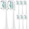 Rebeool 8 testine di ricambio compatibili con Philips Sonicare, testine per spazzolino Protective4500, 5100, 3100, 4300, Diamond 9000, 9400, per una pulizia quotidiana precisa dei denti