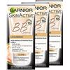 Garnier - skinactive - BB Crema la classica chiara - Cura Miracle Perfecteur 5-en-1 - Set di 3