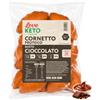 LOVE KETO Cornetti proteici low carb ripieni al cioccolato 20 confezioni da 50gr - Made in Italy