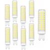Generic Lampadina LED G9 per Lampadari, 15W 1500 lm, 4500K/6500K, Non Dimmabile(Cool white 6500K,9 Pack)