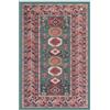 Pierre Tappeti KAZAK cm.154x240 arredo salotto soggiorno camera, stile classico tradizionale riproduzione motivi persiani orientali. Lavabile, anti-scivolo, 100% Made in Italy