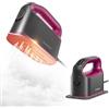 Newbealer Ferro da Stiro a Vapore, Ferro da Viaggio Mini, Vapore Turbo | Piastra in Ceramica e Temperatura Regolabile, Stiratura Verticale, Compatto Portatile e Leggero, Spegnimento Automatico