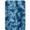 VKZ Tappeto Salotto Moderno 50 x 80 cm, Tappeto Grande Salotto a Pelo Lungo, Morbido e Antiscivolo, Tappeto Salotto Lavabile in Lavatrice, per Camera da Letto e Cameretta,BLU, Confezione da 2