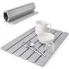 Cutefat Tappetino Scolapiatti 40x30cm, Tappetino Cucina Diatomite Pieghevole | Perfetto per cucina, lavello e stoviglie. Ideale per famiglie attente alla pulizia e all'ordine.