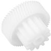POPETPOP Ingranaggio di Ricambio per Tritacarne e Insaccatrice, Plastica Bianca 12/54 Denti, Facile da Installare, per Riparazione Elettrodomestici in Cucina