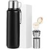 Novent Borraccia Termica 1,5 Litri Acciaio Inox - Bottiglia Termica Sport & Outdoor - Mantiene 12H Caldo / 24H Freddo - Borraccia Acciaio Inox