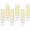 Generic Lampadina LED G9 per Lampadari, 15W 1500 lm, 4500K/6500K, Non Dimmabile(Cool white 6500K,6 Pack)