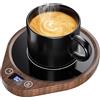 MQFORU Scaldatazza, Scalda Caffè e Scalda Tazza per Scrivania con 3 Impostazioni di Temperatura, Scalda Tazza di Caffè più Caldo con Timer e Spegnimento Automatico 4H, Cacao, Caffè, Latte