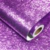Decotalk Carta da Parati Autoadesiva Viola Scur Glitterata Per Camera da Letto 40X900cm Adesivi Murali Glitter Carta Adesiva Glitter Pellicola in Vinile Viola Per Mobili Armadio Adesivo Vinile Film