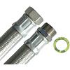 H2O-Flex Tubo corazzato 1ÜM x 1AG (DN25) - 70cm / 700mm