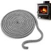 Lonimia Corda Guarnizione Stufa a Legna, Guarnizione Alta Temperatura in Fibra di Vetro, Sostituzione Corda Guarnizione Camino per Stufa/Camino/Porta del Forno, Resistente al Calore 550 Gradi Celsius，2.5m*8mm