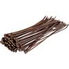 Gocableties - Fascette per Cavi in Nylon 300 mm x 3,6 mm 100 Pezzi marroni | Fascette in nylon resistenti e autobloccanti - Multiuso, per casa, ufficio, garage e fai da te