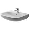 Duravit D-Code - Lavabo d-code con troppopieno 650 mm 1 foro bianco